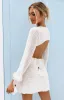 Cleo Crochet Dress White sold by Beginning Boutique