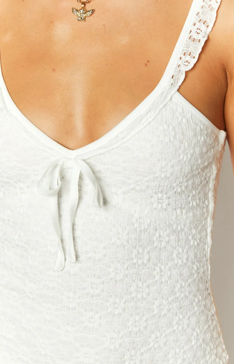 Kienna White Mini Dress sold by Beginning Boutique product image thumbnail 5