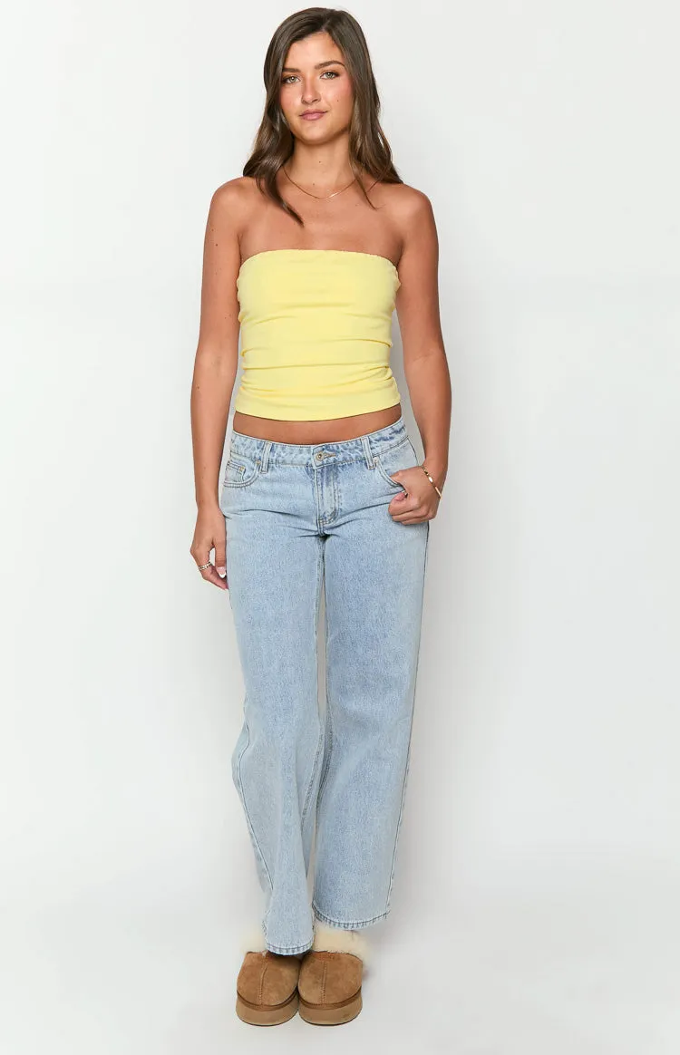 Daisy Yellow Tube Top sold by Beginning Boutique product image thumbnail 3