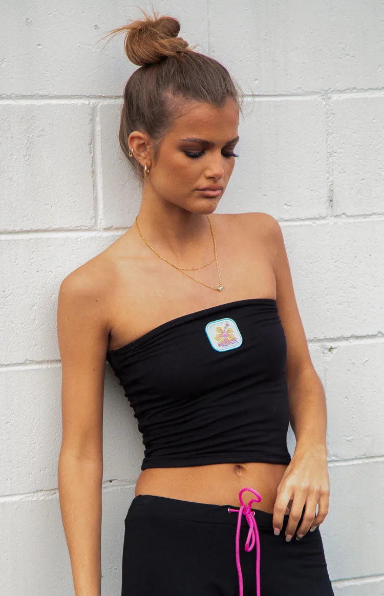OMIGHTY Aloha Black Boob Tube sold by Beginning Boutique product image thumbnail 2