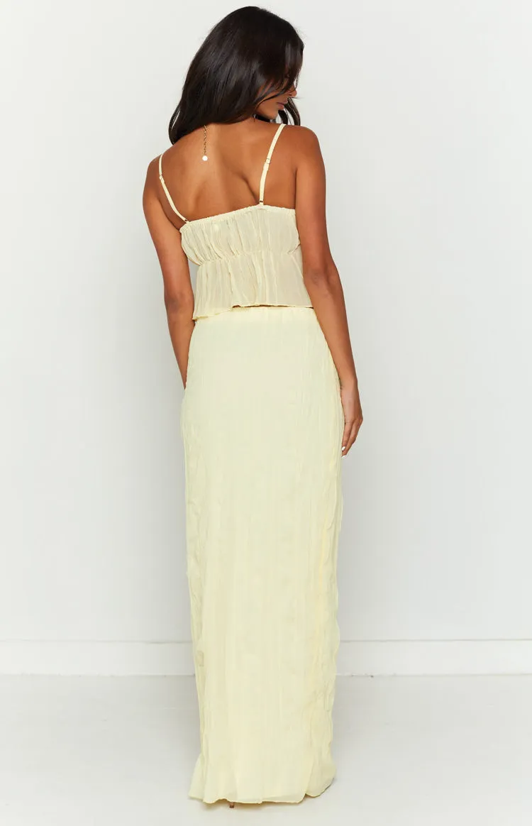 The Moment Yellow Maxi Skirt sold by Beginning Boutique product image thumbnail 5
