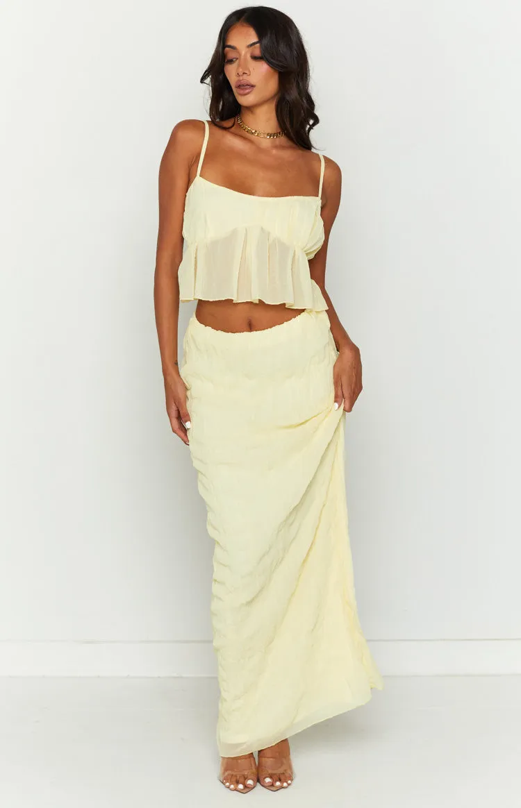 The Moment Yellow Maxi Skirt sold by Beginning Boutique product image thumbnail 2