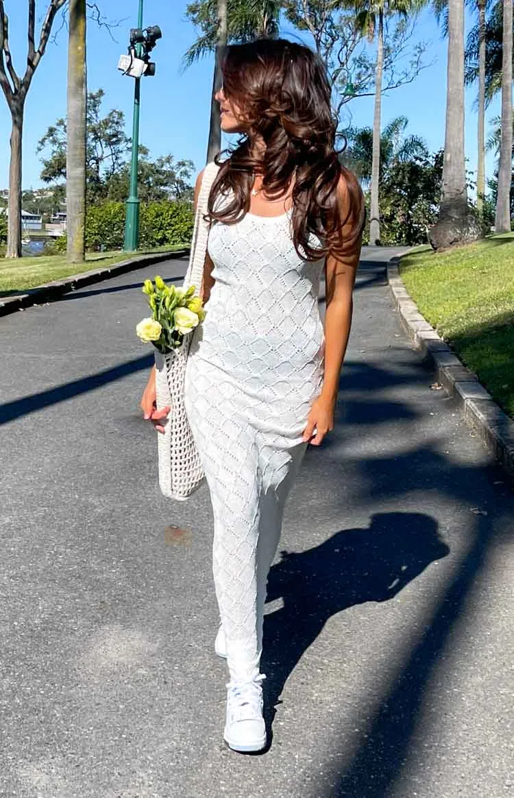 Piper White Knit Maxi Dress sold by Beginning Boutique product image thumbnail 3