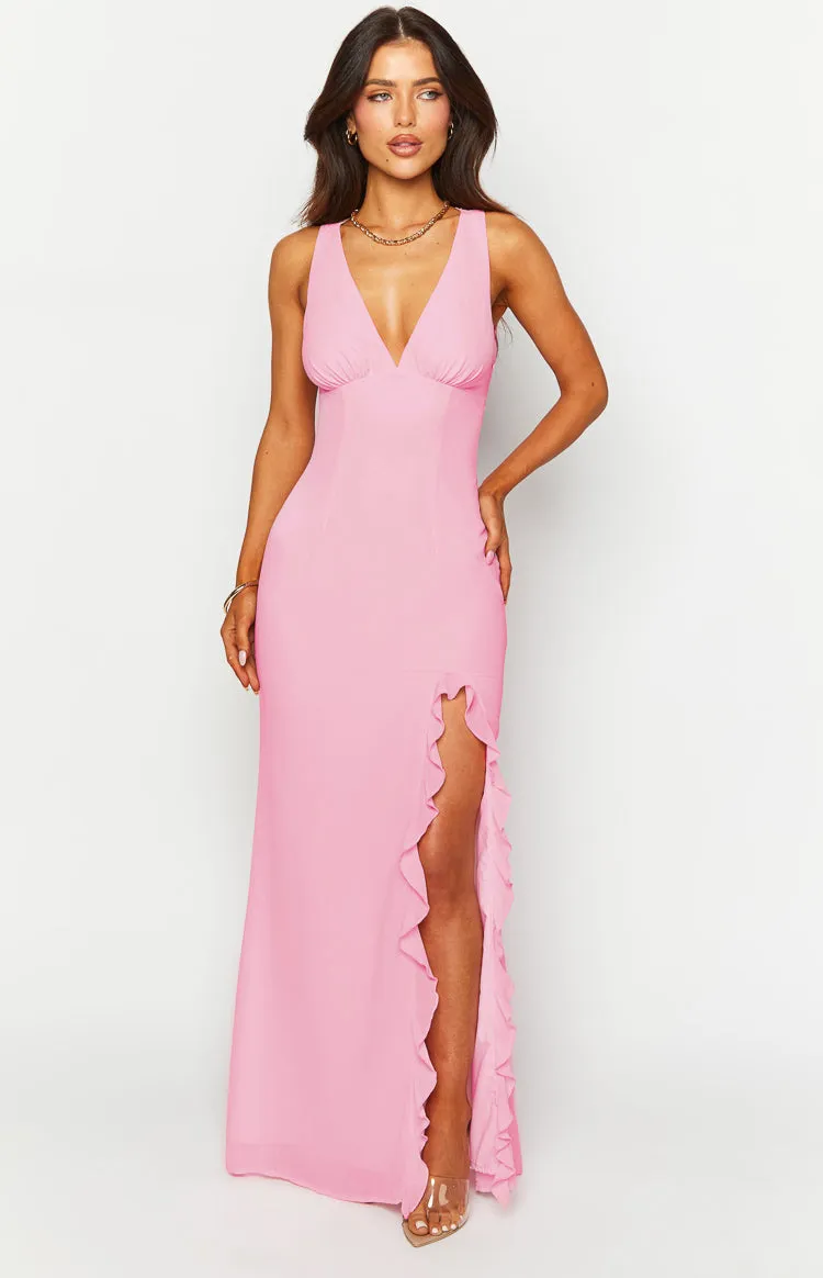 Kris Pink Maxi Dress sold by Beginning Boutique product image thumbnail 2