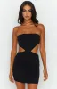 Meryl Black Mini Dress sold by Beginning Boutique