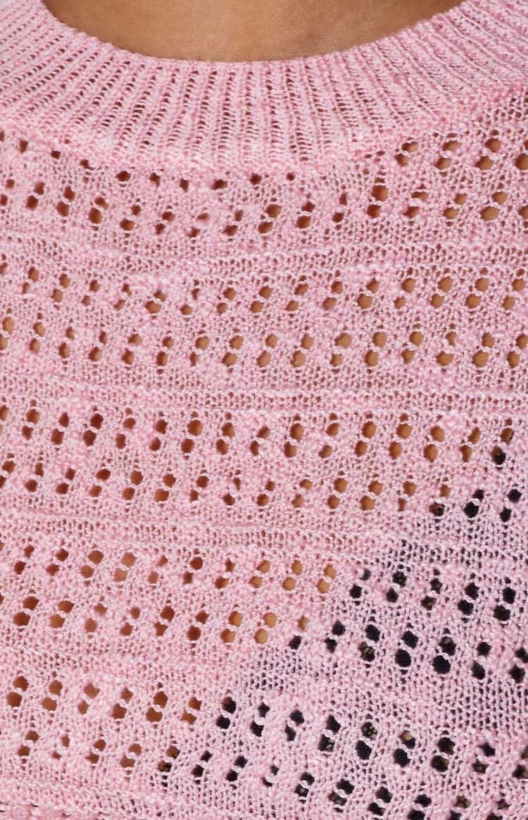 Elyse Knit Sweater Pink sold by Beginning Boutique product image thumbnail 8