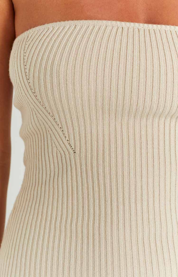 Nori Beige Midi Dress sold by Beginning Boutique product image thumbnail 6