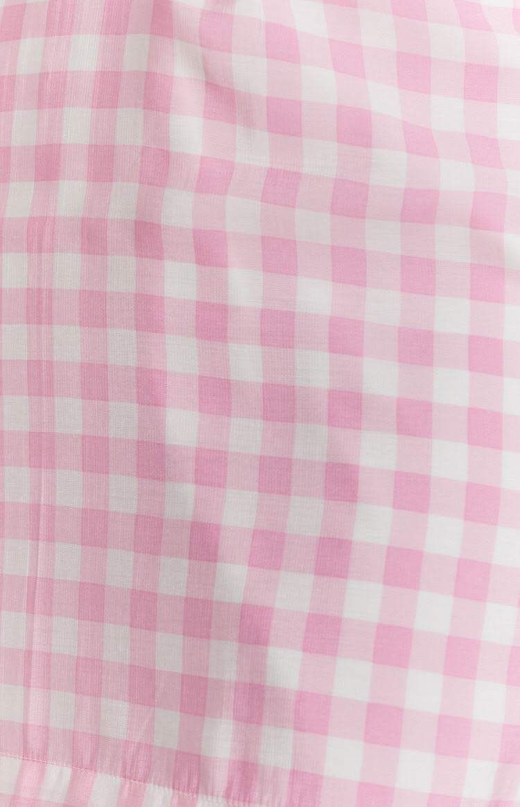 Saturn Mini Skirt Pink Gingham sold by Beginning Boutique product image thumbnail 8
