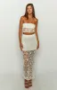 Indio White Crochet Maxi Skirt sold by Beginning Boutique