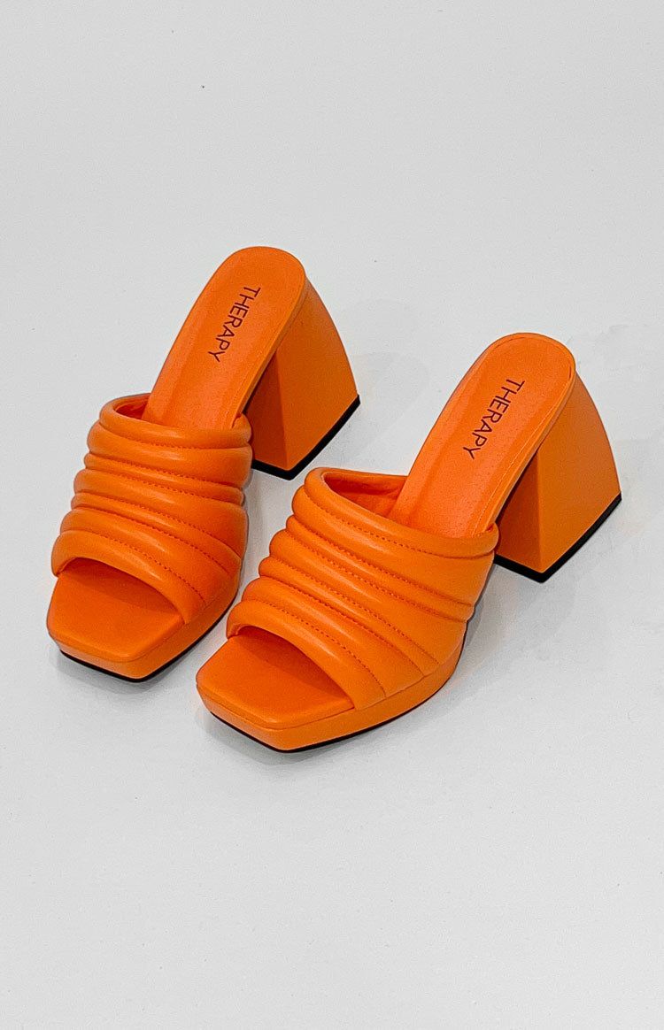 Therapy Euphoria Tangerine Platform Heels sold by Beginning Boutique product image thumbnail 2