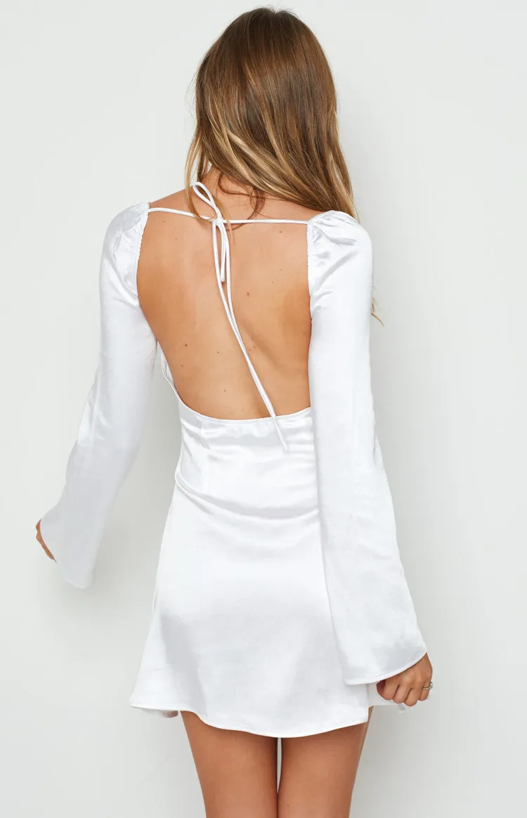 Marienne White Mini Dress sold by Beginning Boutique product image thumbnail 4