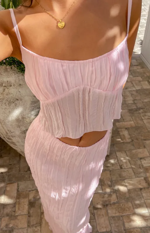 The Moment Pink Cami Top sold by Beginning Boutique