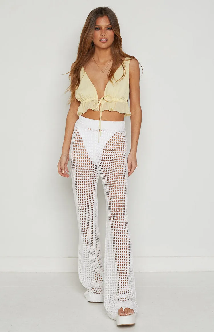 Poppy Yellow Crop Top sold by Beginning Boutique product image thumbnail 3