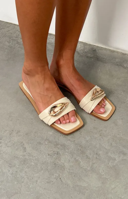 Billini Samiah Bone Slides sold by Beginning Boutique