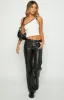 Kenzie White Contrast Bind One Shoulder Top sold by Beginning Boutique