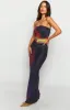 Imogen Black Blurred Tulip Print Maxi Dress sold by Beginning Boutique