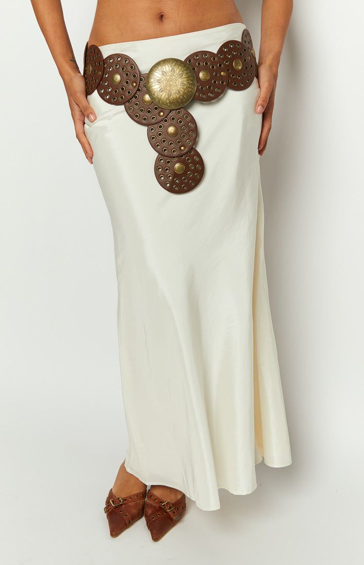 Sadie Brown Disc Belt sold by Beginning Boutique product image thumbnail 5