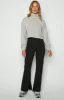Katrine Black Split Hem Pants sold by Beginning Boutique