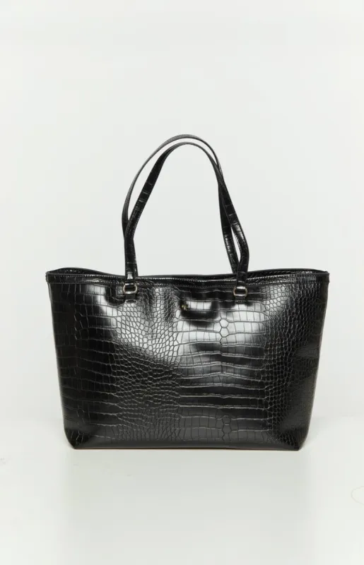Peta & Jain Jess Black Work Tote sold by Beginning Boutique
