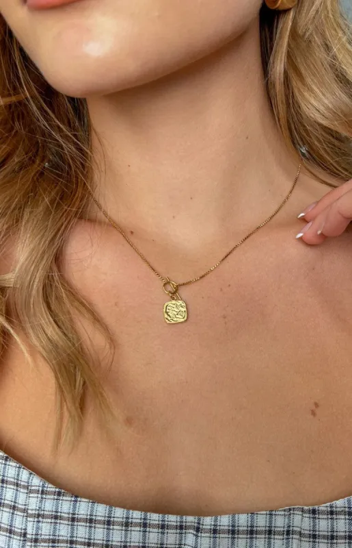 Rory Gold Pendant Necklace sold by Beginning Boutique