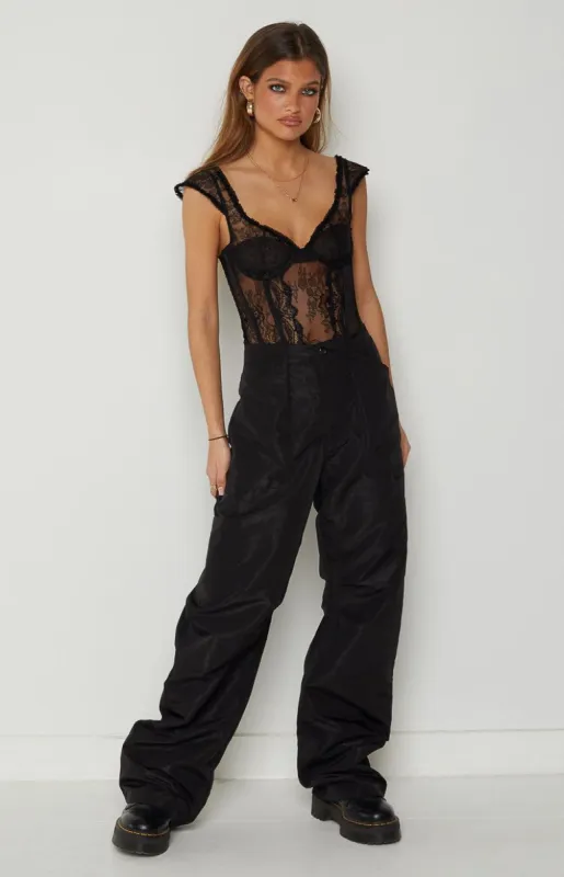 Lioness Miami Vice Onyx Swish Pants sold by Beginning Boutique