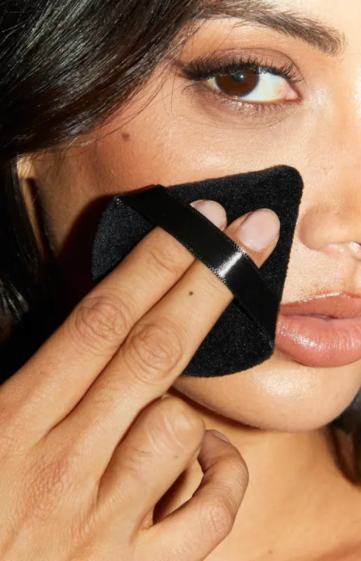 Black Velvet Powder Puff sold by Beginning Boutique