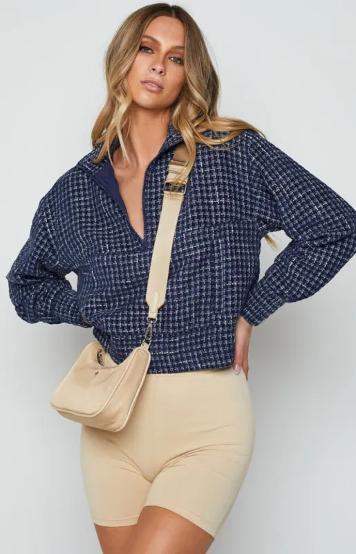 Luna Blue Sweater sold by Beginning Boutique