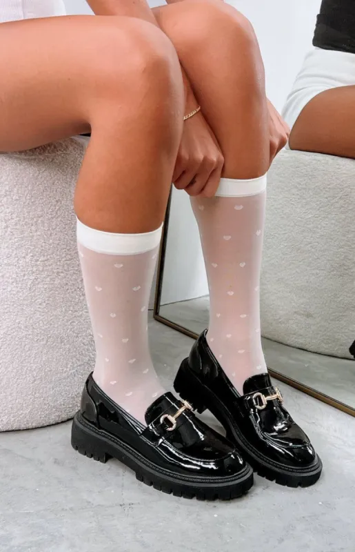 Awakening White Stockings sold by Beginning Boutique