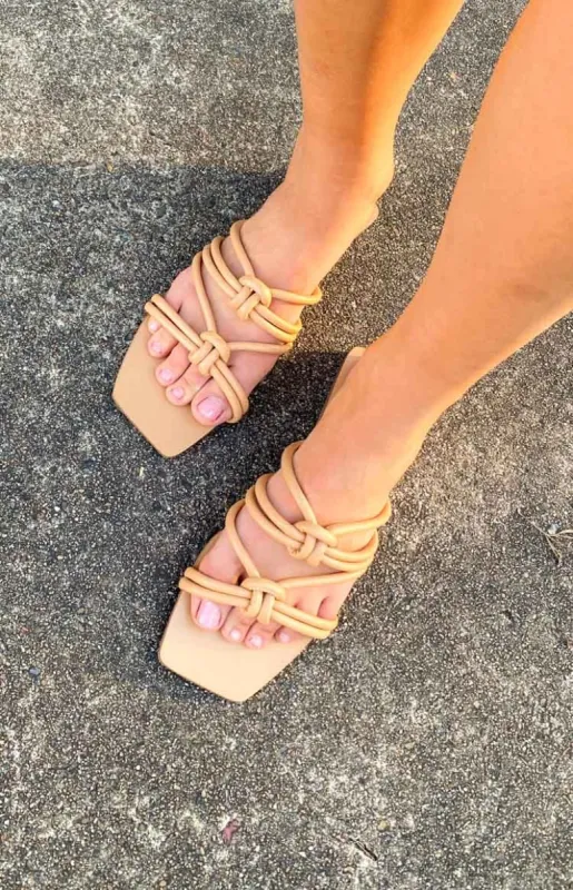 Billini Italy Slides Desert sold by Beginning Boutique