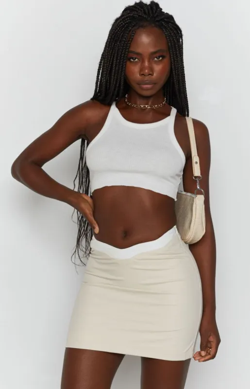 The Sophie Skirt Cream sold by Beginning Boutique