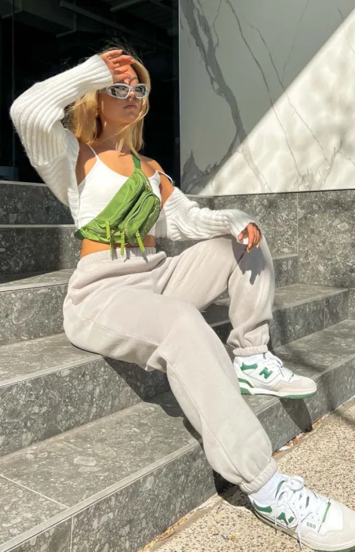 Zippi Grey Sweat Pants sold by Beginning Boutique