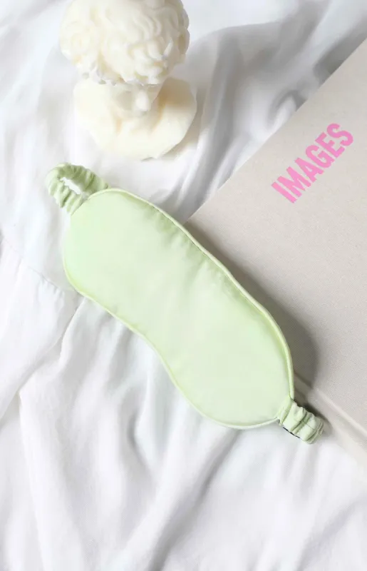 Adeline Satin Eye Mask Green (FREE over $120) sold by Beginning Boutique