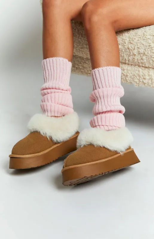 Issy Pink Leg Warmers sold by Beginning Boutique