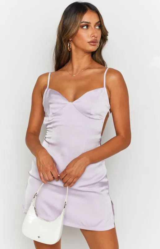 The Reina Dress Lilac sold by Beginning Boutique