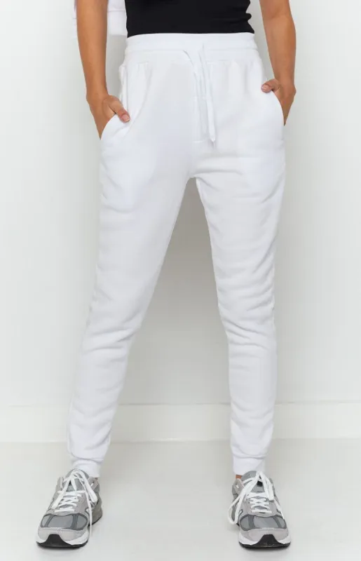 Sports Wear Track Pants White sold by Beginning Boutique