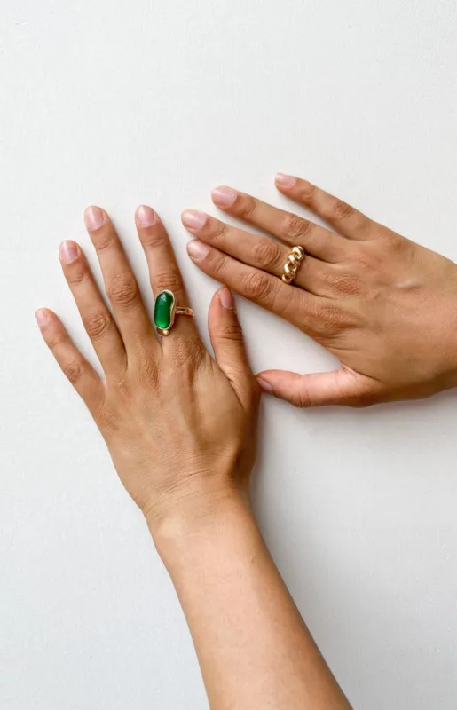 Eclat Belle Ring Gold Set sold by Beginning Boutique