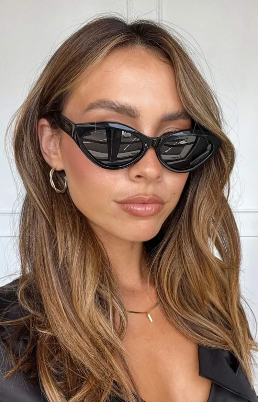 Banbe The Lila Black Sunglasses sold by Beginning Boutique