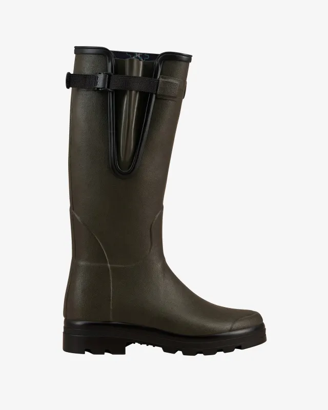 Men's National Trust Vierzon Jersey Lined Wellington Boot - Oak Green sold by Le Chameau