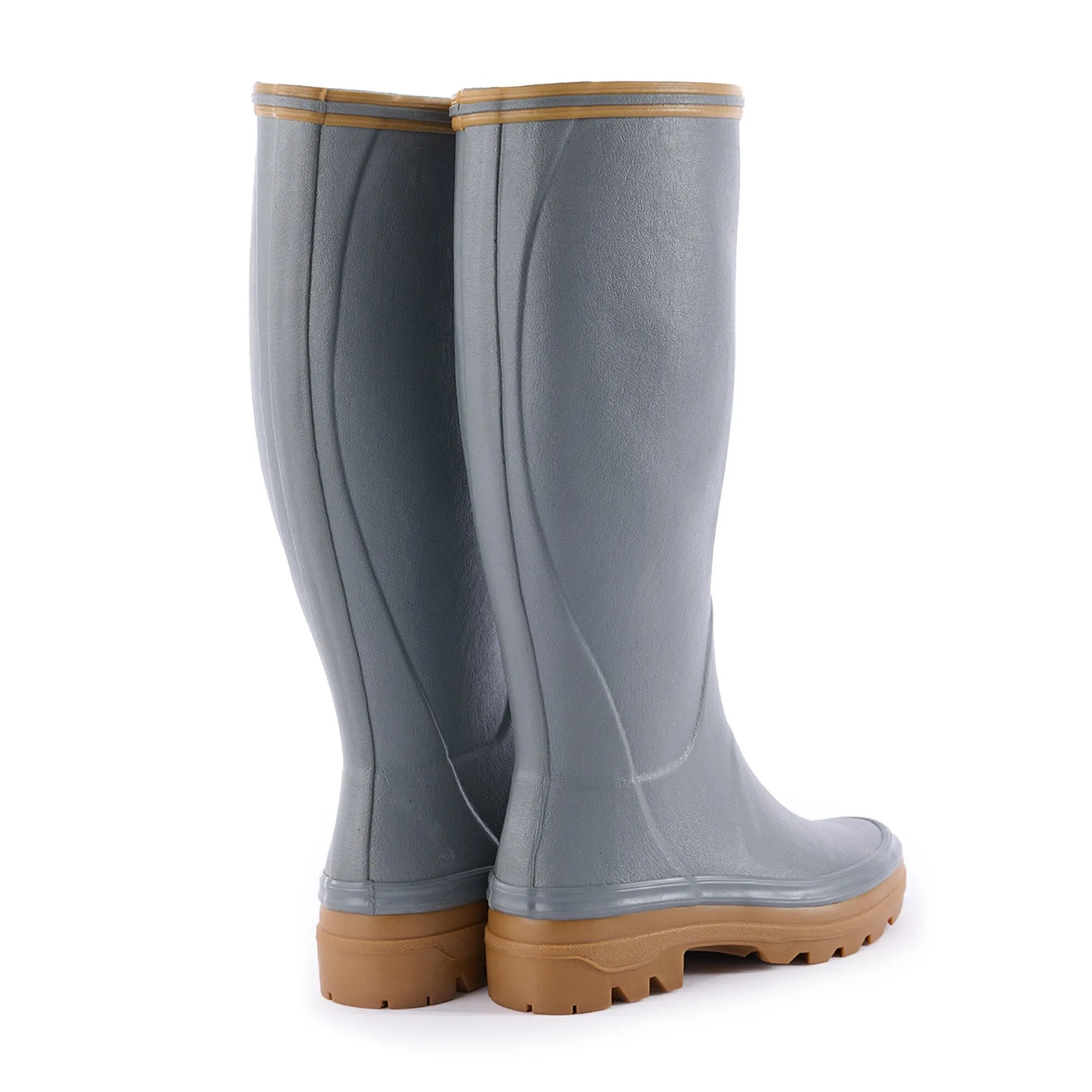 Women's Giverny Jersey Lined Wellington Boot - Grey sold by Le Chameau product image thumbnail 3