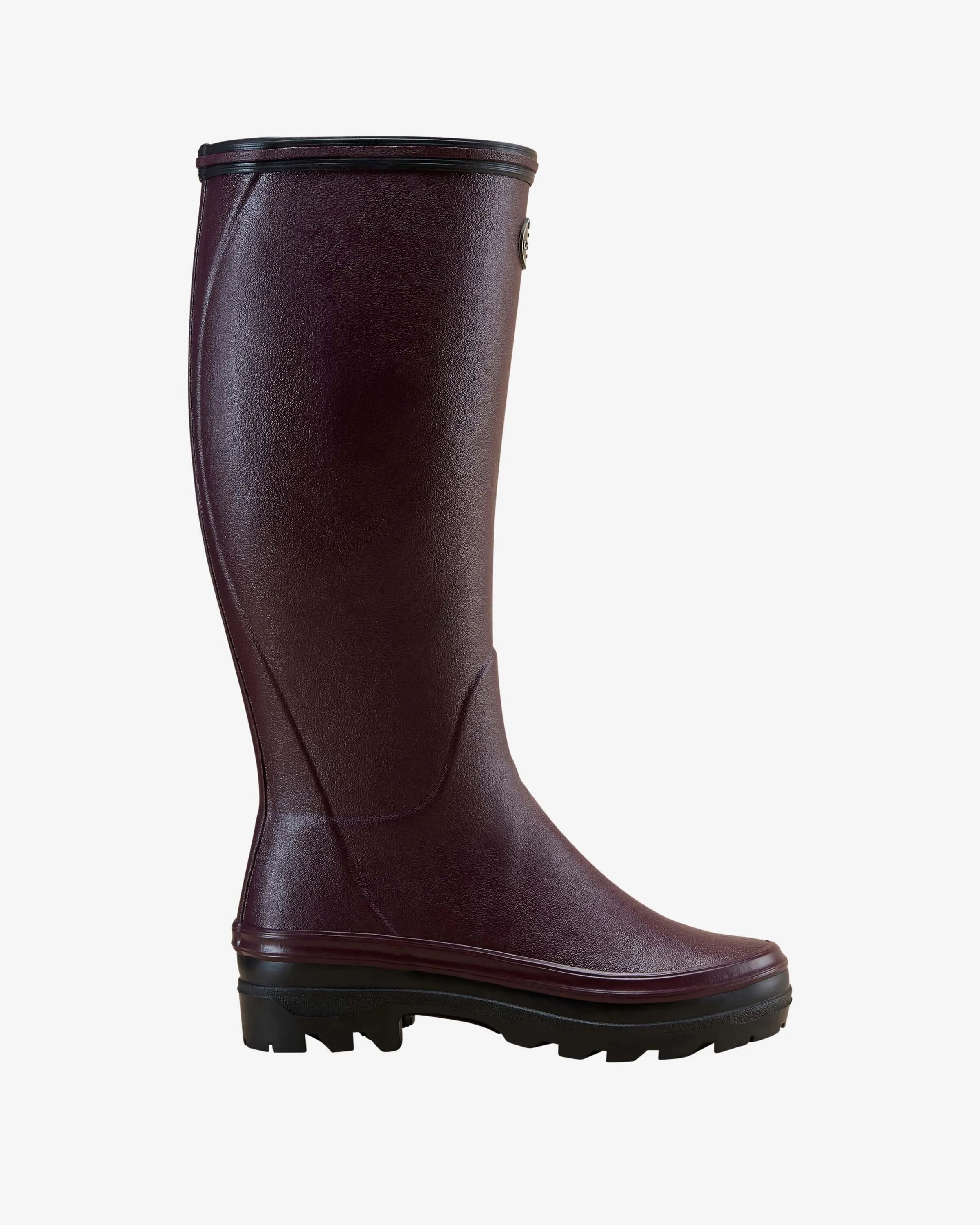 Women's Giverny Jersey Lined Wellington Boot - Cherry Red sold by Le Chameau
