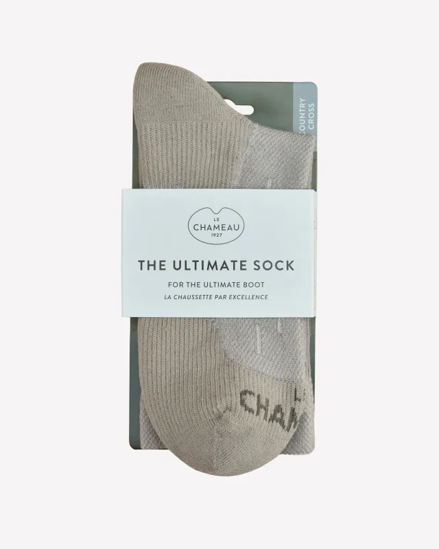 Country Cross Socks - Oatmeal sold by Le Chameau