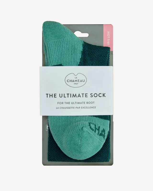 The Ultimate Socks Low - Vert Foncé sold by Le Chameau