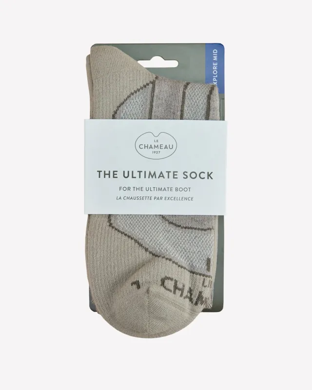 Explore Socks Mid - Dust sold by Le Chameau