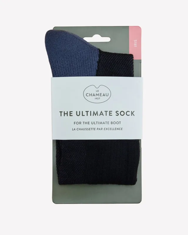 The Ultimate Socks Mid - Black sold by Le Chameau
