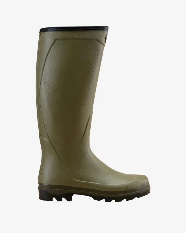 Men's Country Cross Jersey Lined Wellington Boot - Iconic Green sold by Le Chameau