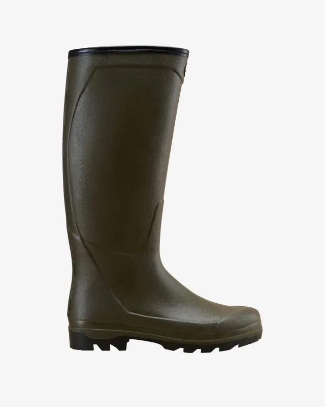 Men's Country Cross Jersey Lined Wellington Boot - Chameau Green sold by Le Chameau