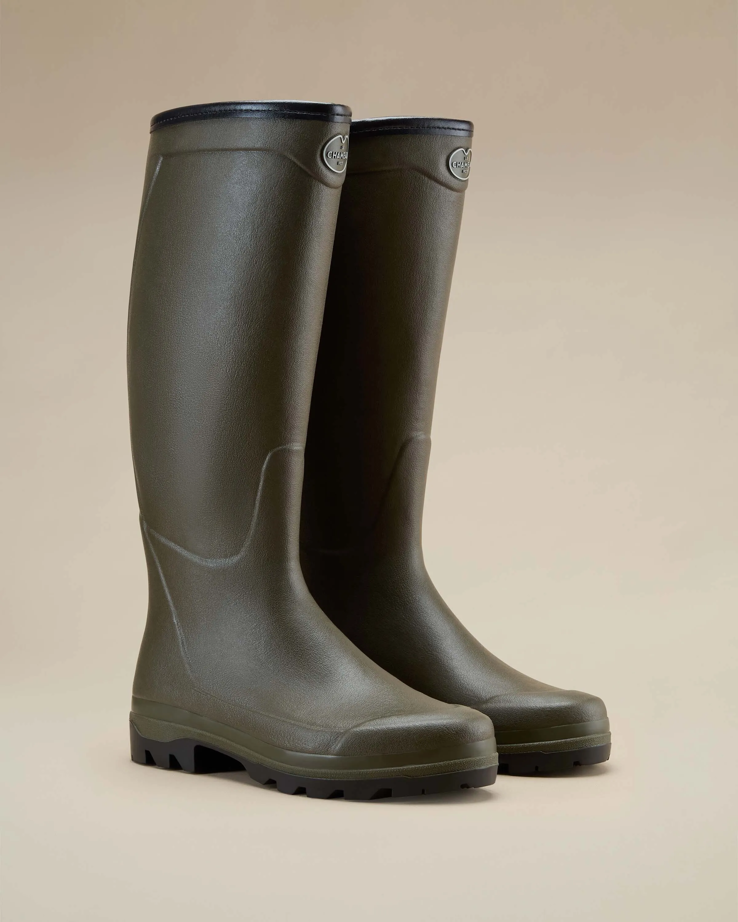 Men's Country Cross Neoprene Lined Wellington Boot - Chameau Green sold by Le Chameau product image thumbnail 2