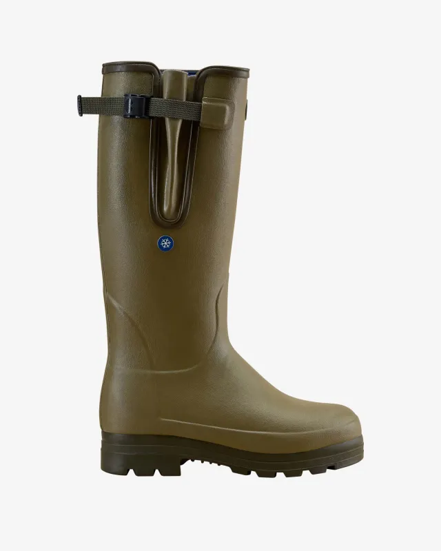 Men's Vierzonord Plus Neoprene Wellington Boot - Iconic Green sold by Le Chameau