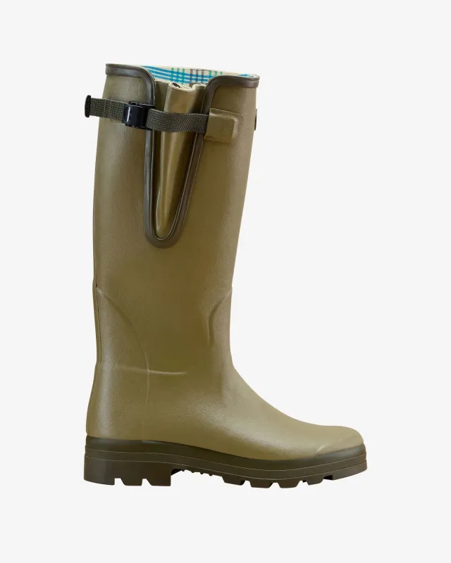 Men's Vierzon Jersey Lined Wellington Boot - Iconic Green sold by Le Chameau