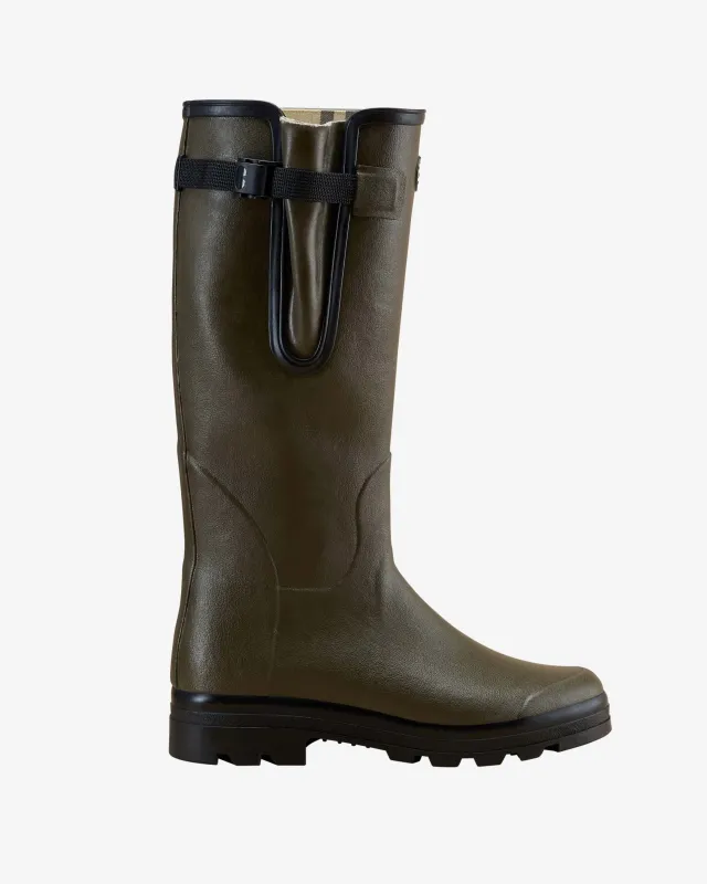 Men's Vierzon Jersey Lined Wellington Boot - Chameau Green sold by Le Chameau